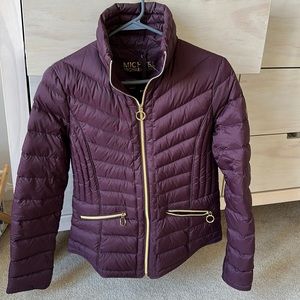 Michael kors packable down full jacket size small women’s
